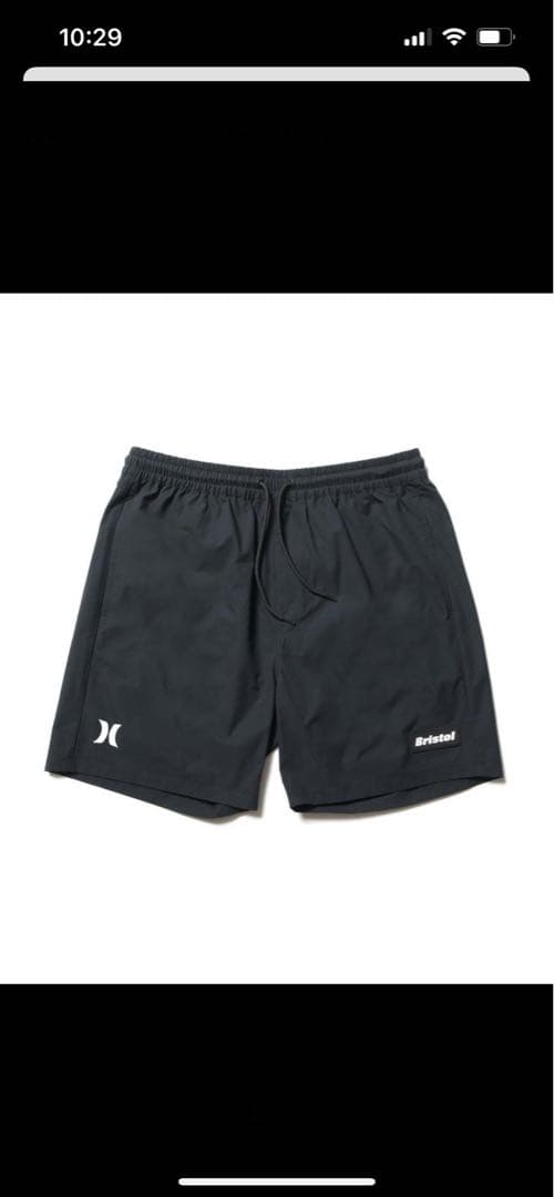 FCRB Hurley team Tシャツ白L SWIM SHORTS 黒XL