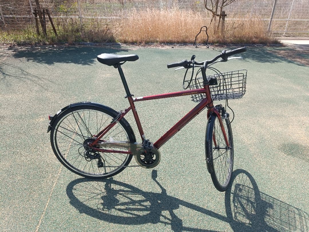 レッドシティサイクル 前バスケット付き ２７インチ (引き取り限定)