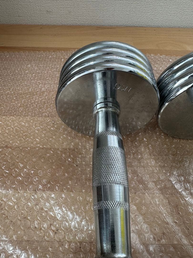 早い者勝ち IGNIOとAUSSIE 可変式2~10kg ダンベル クローム