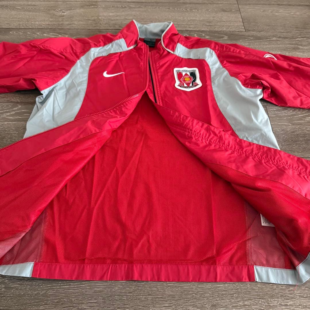 Nike サッカー ジャケット 赤/グレー