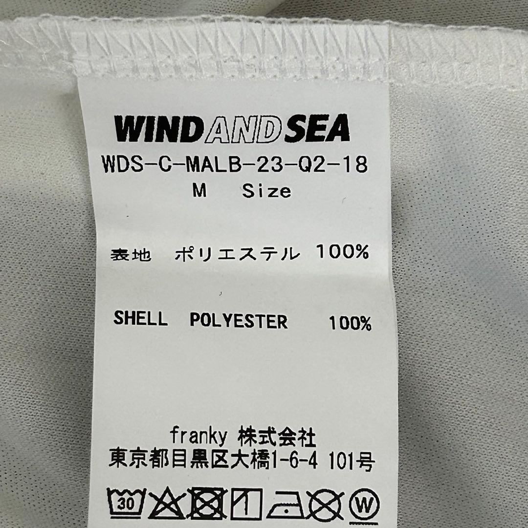 WIND AND SEA x Malbon Golf モックネック 長袖シャツ