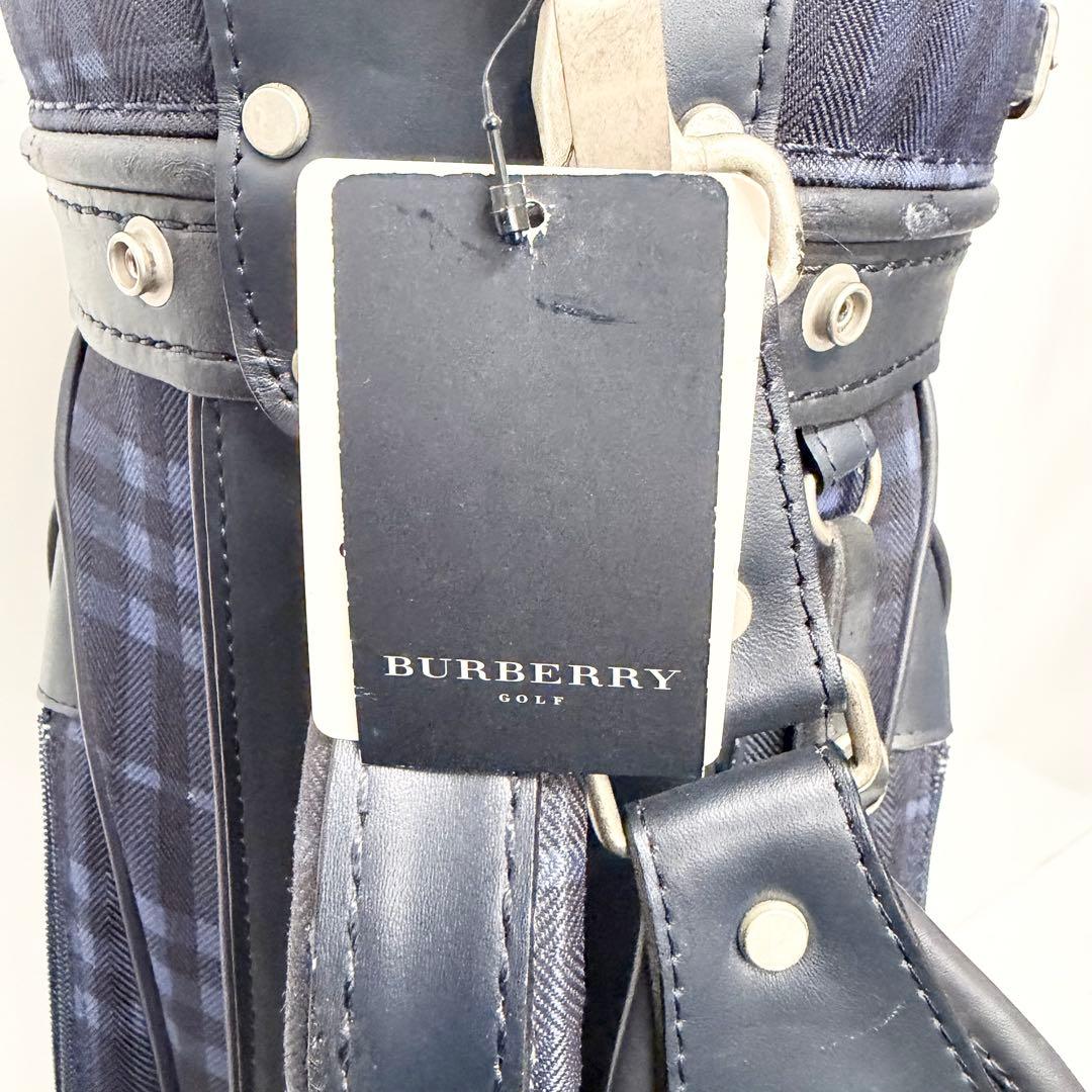 BURBERRY キャディバッグ　牛皮　バーバリー　ノヴァチェック　三陽商会