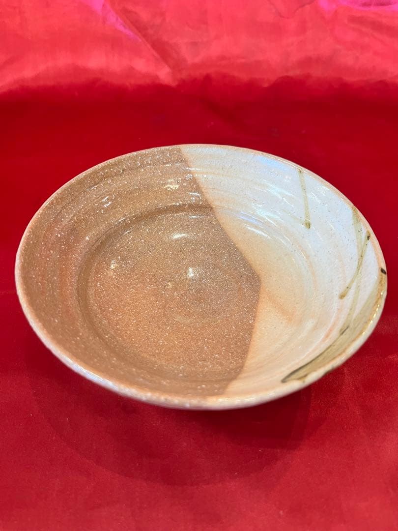 【アンティーク】浅皿 茶碗 茶道具 骨董品 木箱入り 瀬戸物 焼物 民芸品