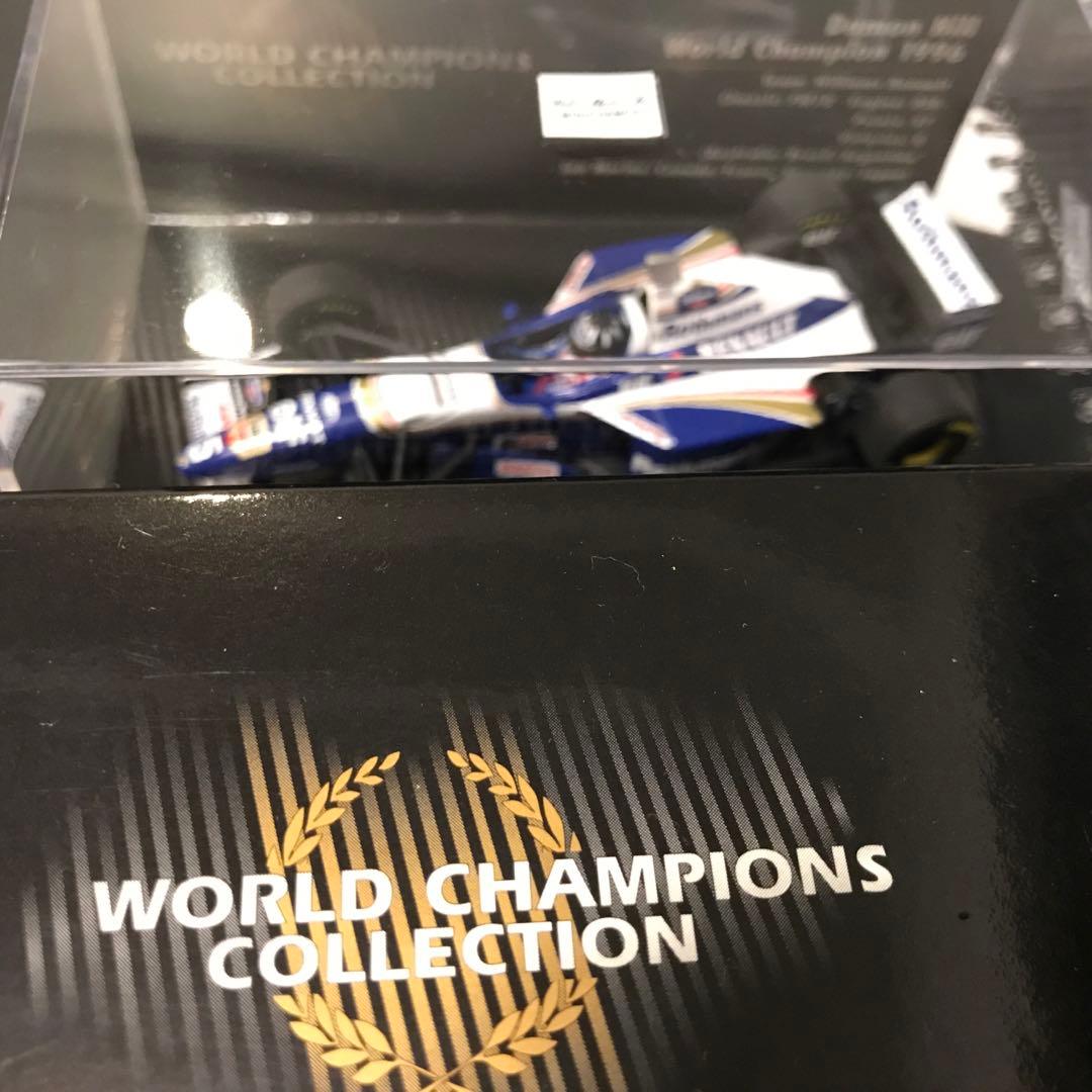 ミニチャンプス ウィリアムズ・ルノー FW18 デーモン・ヒル ロスマンズ仕様
