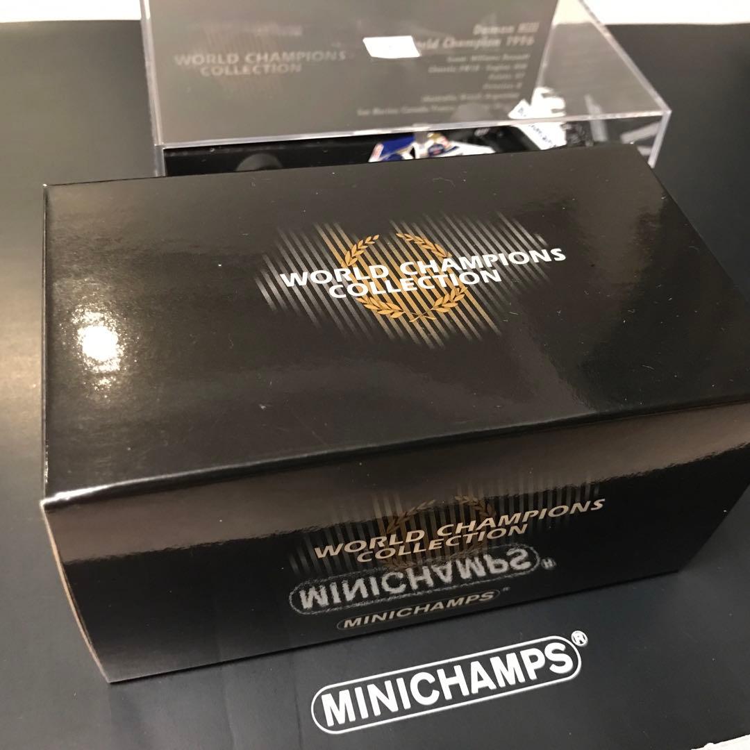 ミニチャンプス ウィリアムズ・ルノー FW18 デーモン・ヒル ロスマンズ仕様