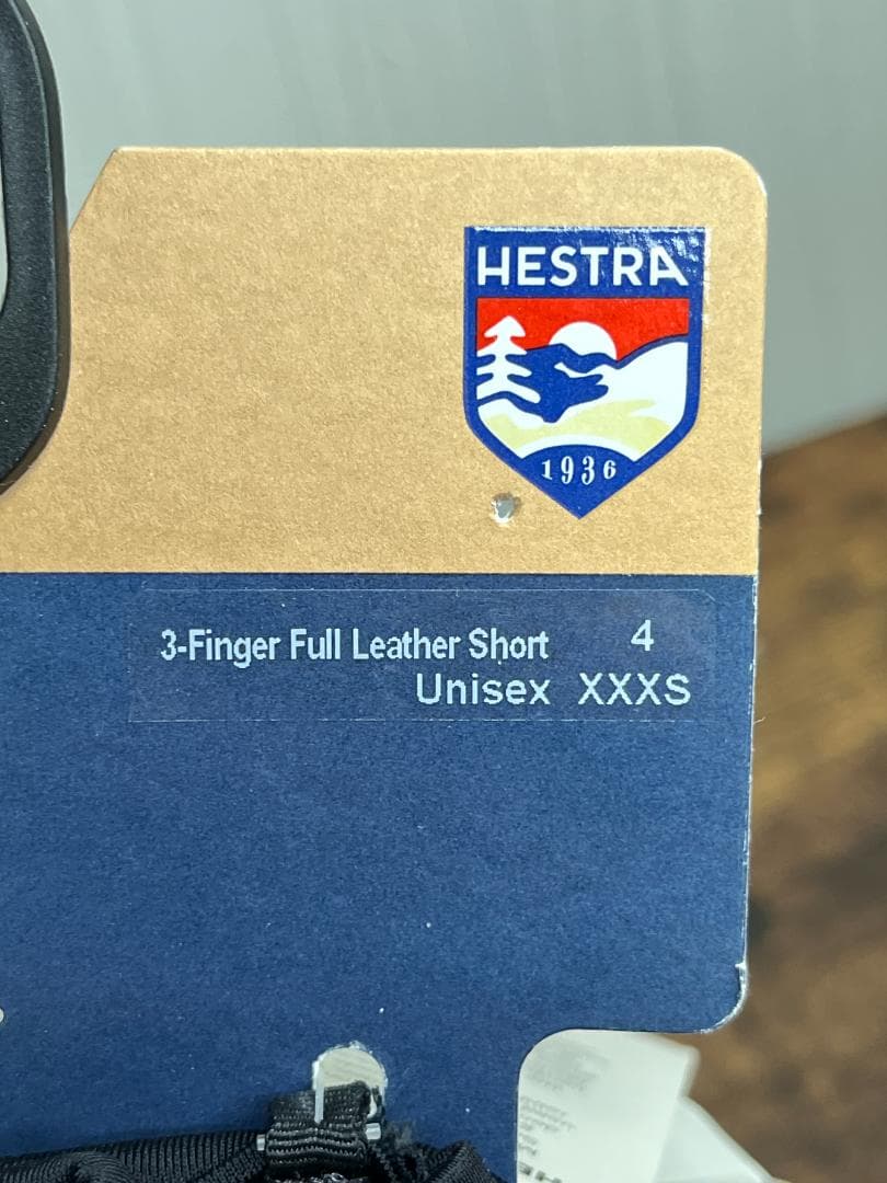 HESTRA　ヘストラ　フィンガーグローブ XXS　レディース　本革　レザー