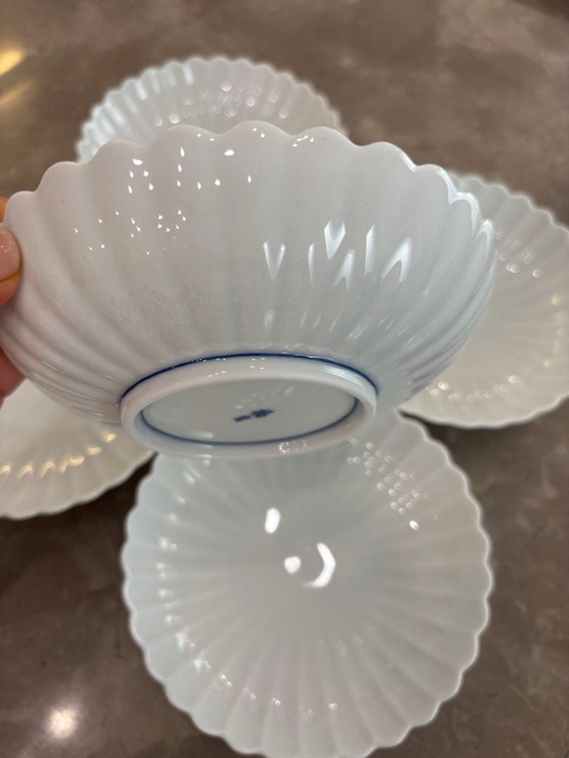 たち吉　白菊皿