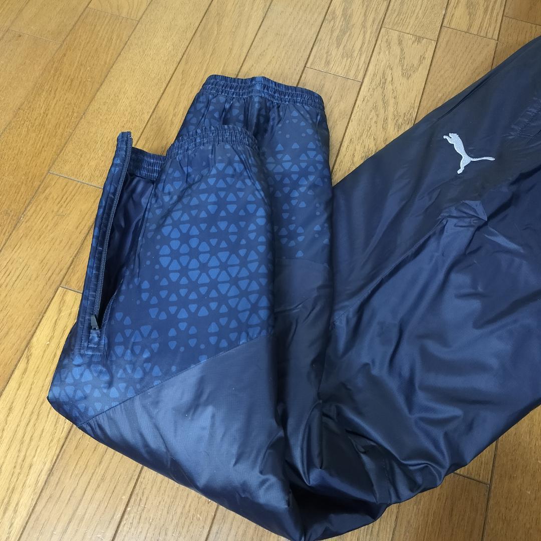 24,200円　プーマ　中綿　ウォーマー上下　ウィンド　658814　紺　XL