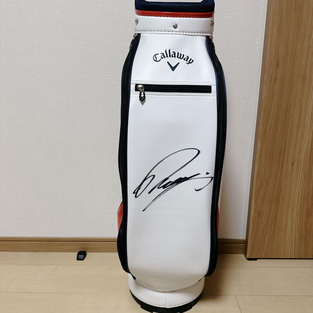 石川遼サイン 未使用 Callaway キャロウェイ キャディバッグ 9型 軽量