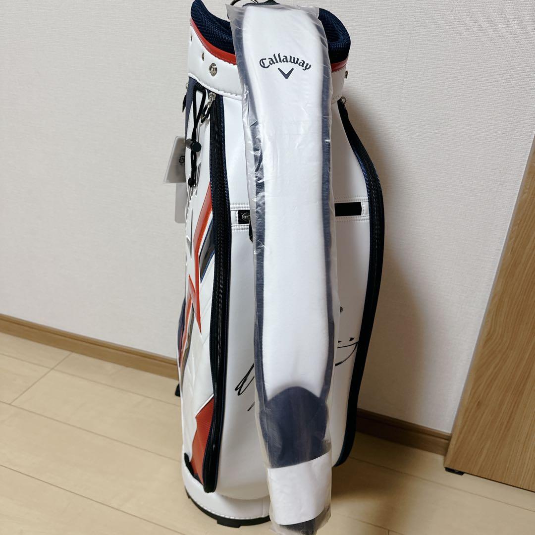石川遼サイン 未使用 Callaway キャロウェイ キャディバッグ 9型 軽量