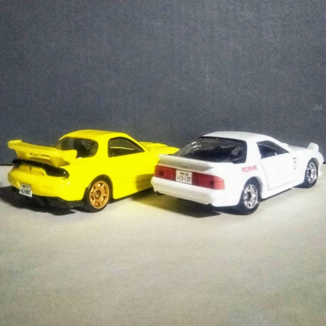 最終値下げ！ドリームトミカ 頭文字D 高橋兄弟セット 自作ナンバープレート付