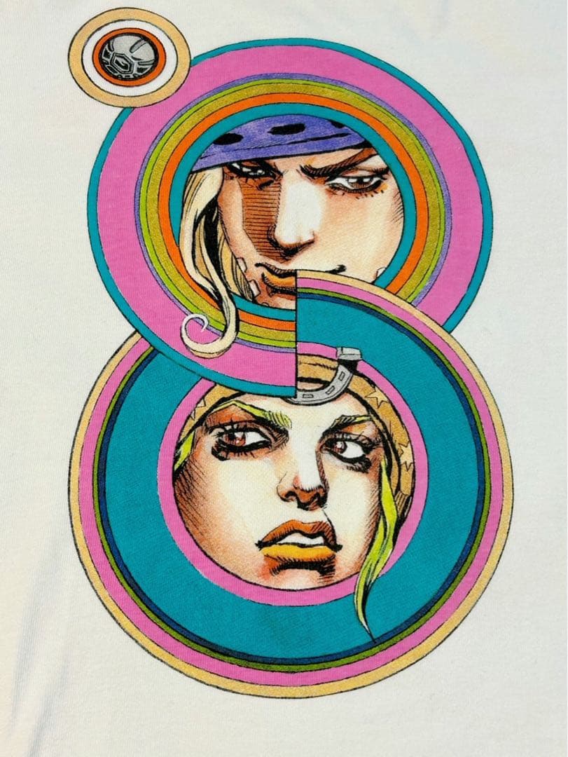 ジョジョの奇妙な冒険　ジョジョ展　スティーブボールラン　Tシャツ　M 中古品