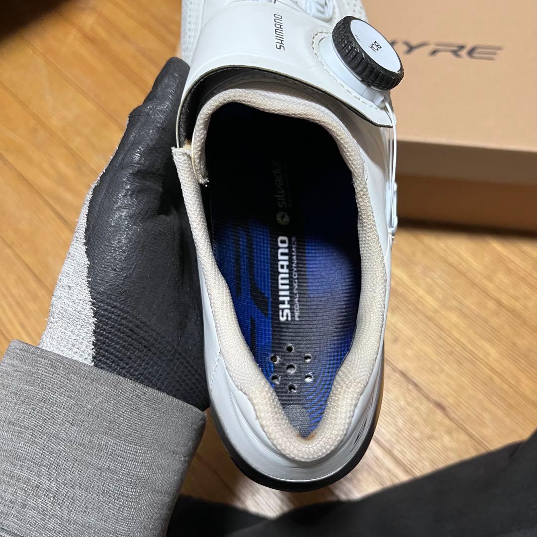 ウェア SHIMANO RC9 S-PHYRE White EU40.5 25.5cm