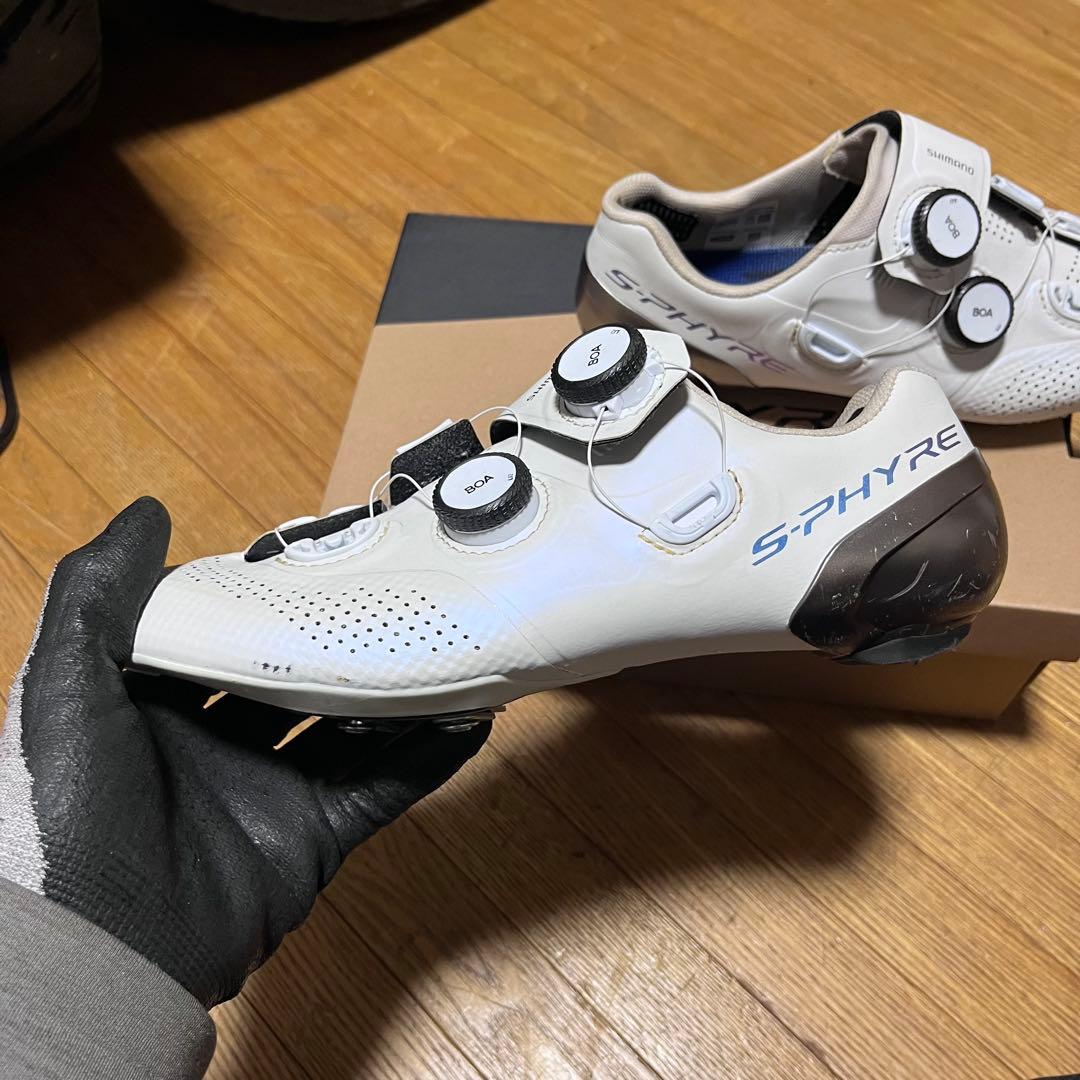 ウェア SHIMANO RC9 S-PHYRE White EU40.5 25.5cm