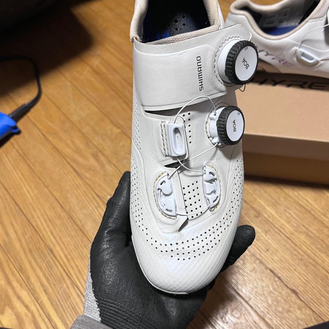 ウェア SHIMANO RC9 S-PHYRE White EU40.5 25.5cm