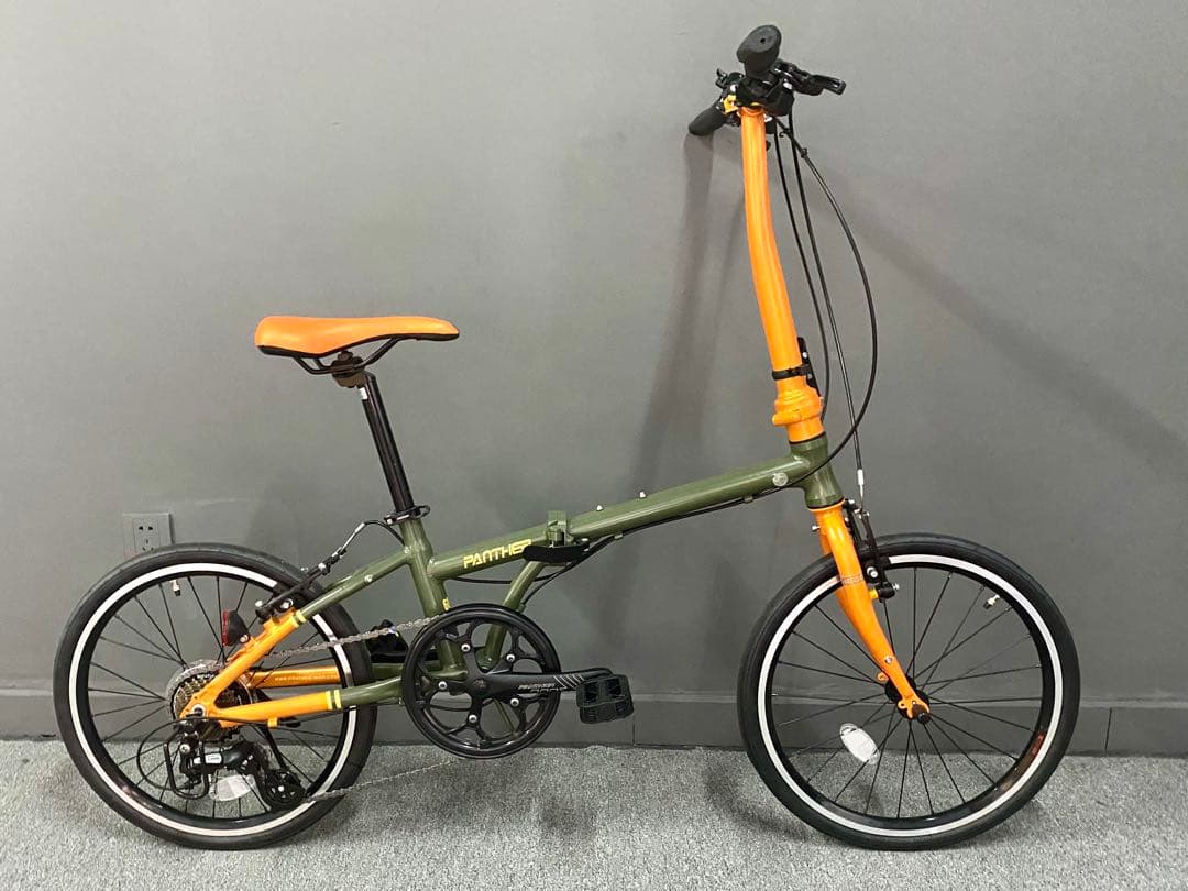 新品未使用PANTHER 20インチ 折りたたみ自転車 8段変速 アルミフレーム