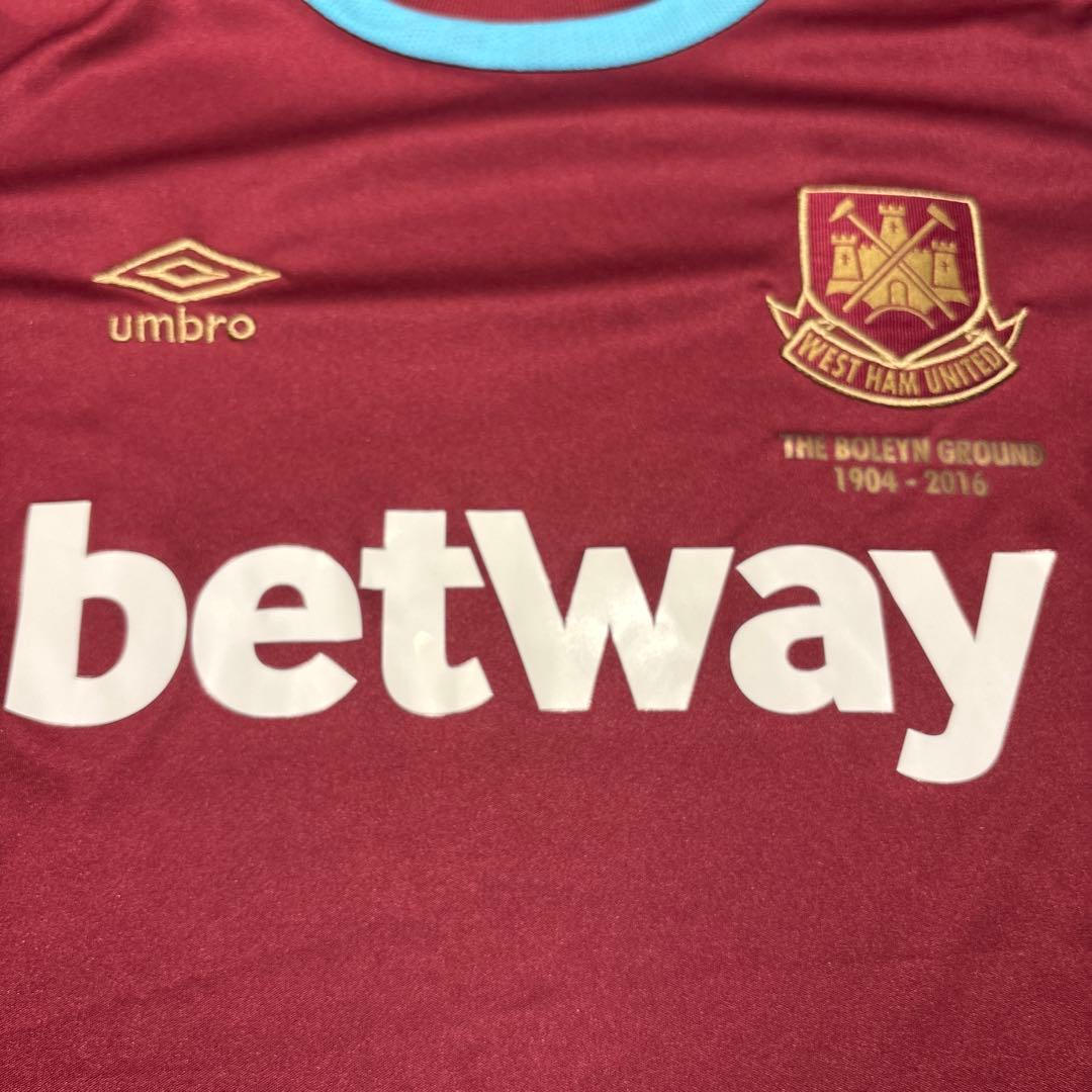 WEST HAM UNITED 2015-2016 ユニフォーム ゲームシャツ