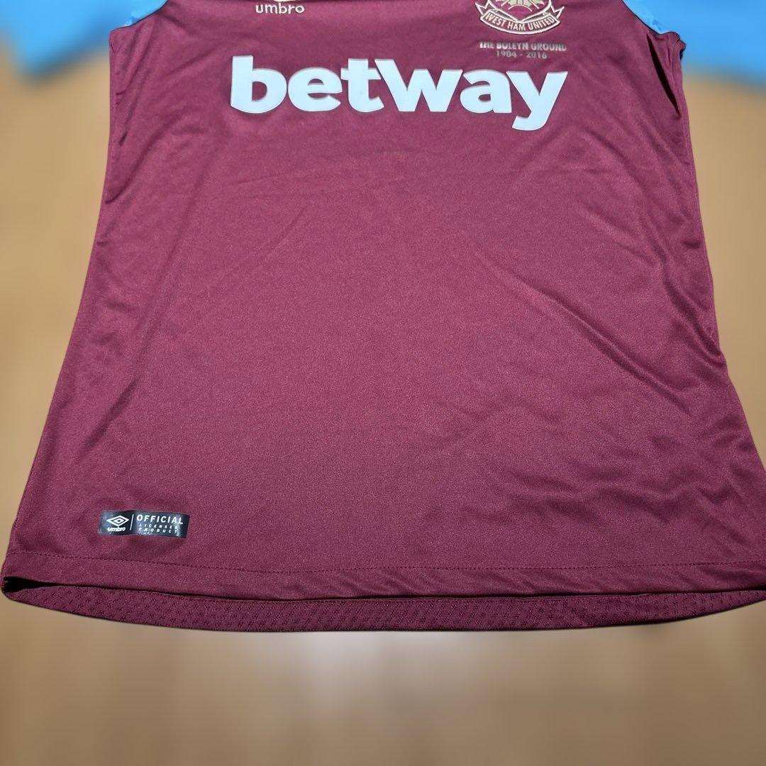 WEST HAM UNITED 2015-2016 ユニフォーム ゲームシャツ