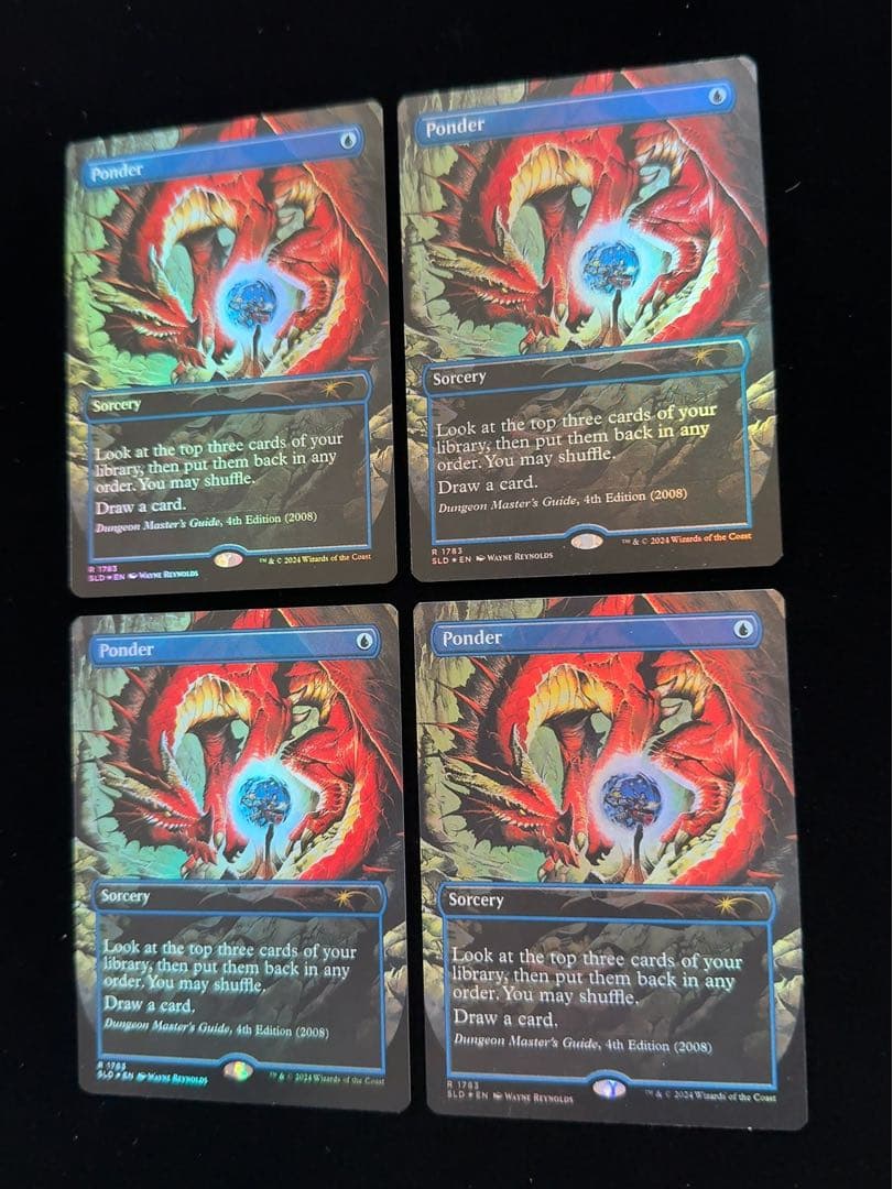 【SLD foil】思案　英語　4枚セット