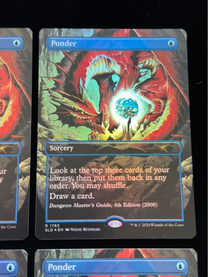 【SLD foil】思案　英語　4枚セット