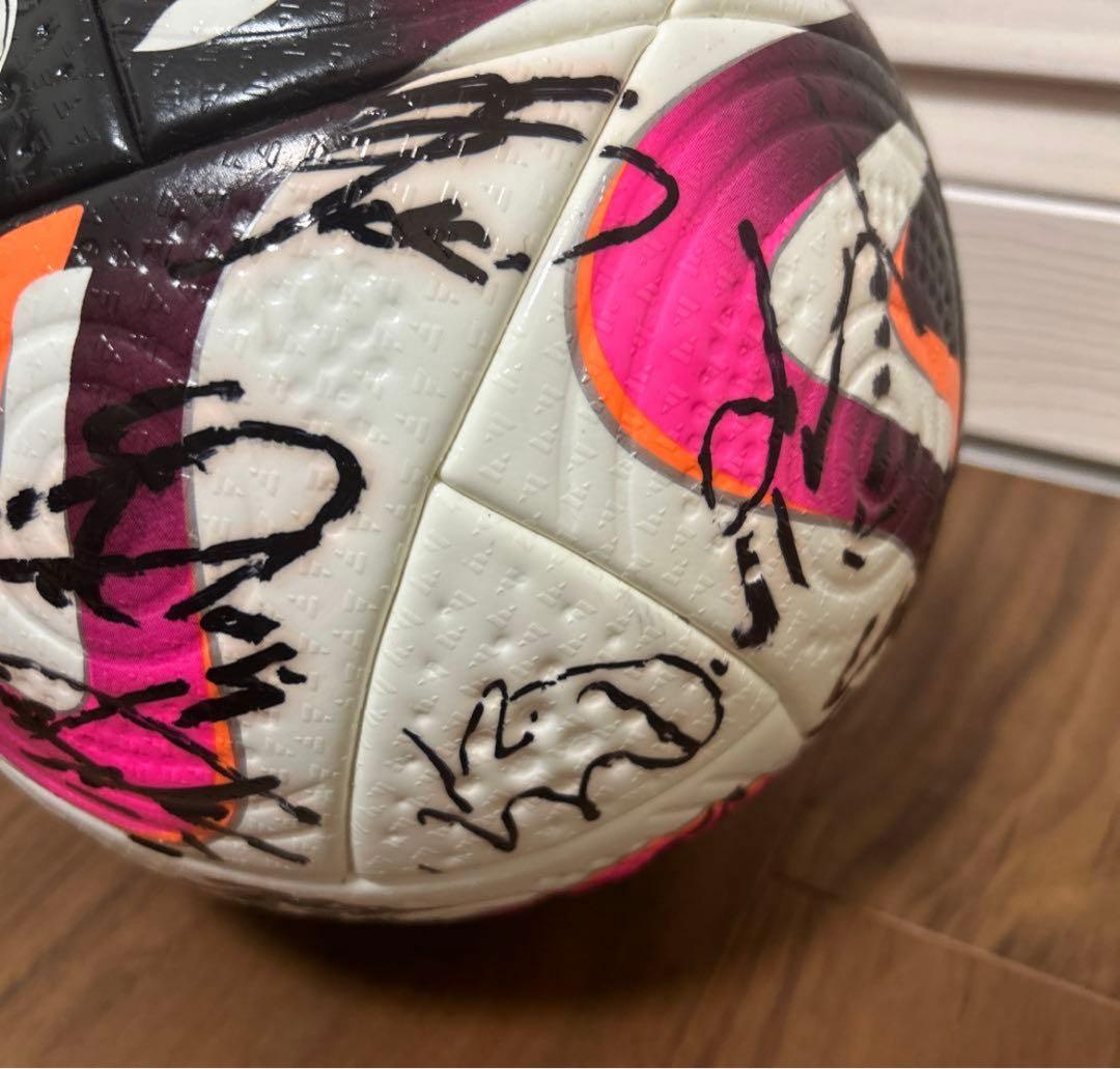 ザスパ群馬　アディダス サッカーボール コネクト24 プロ 5号球 サイン