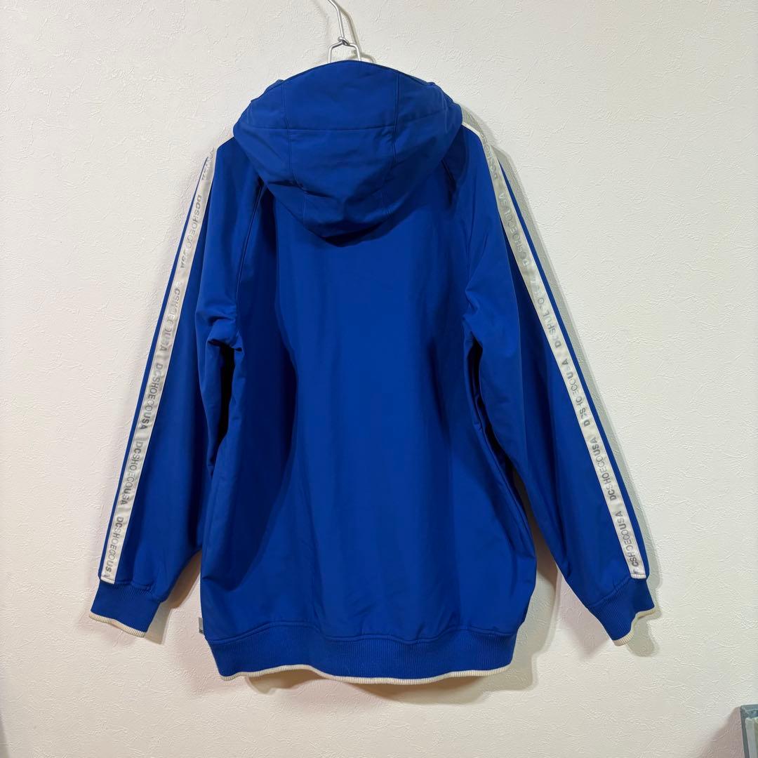 【DC】美品　スペクトラムスノーボードジャケット　メンズＭ　ブルー　１０Ｋ