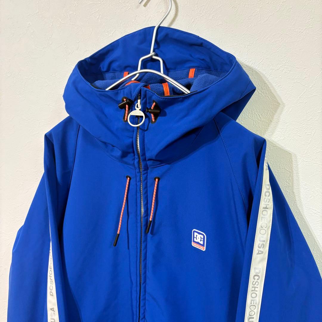 【DC】美品　スペクトラムスノーボードジャケット　メンズＭ　ブルー　１０Ｋ