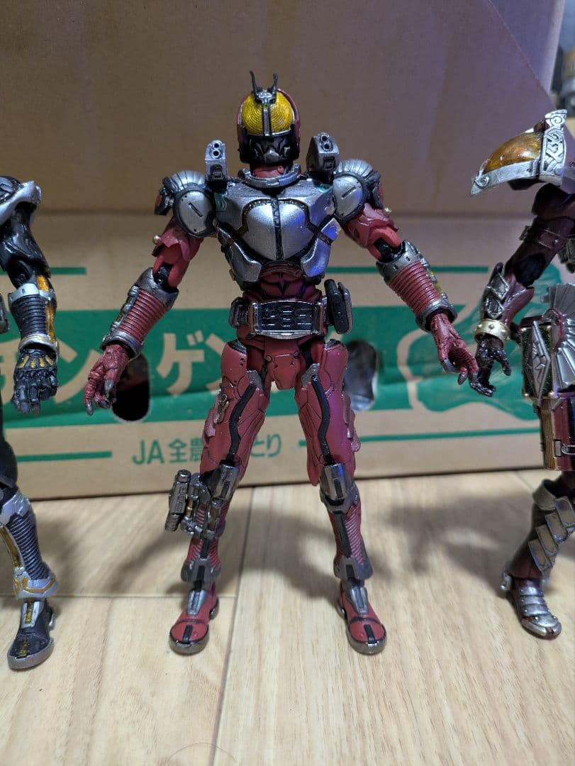 SIC仮面ライダー555 フィギュア 6体セット ウルフオルフェノク付き