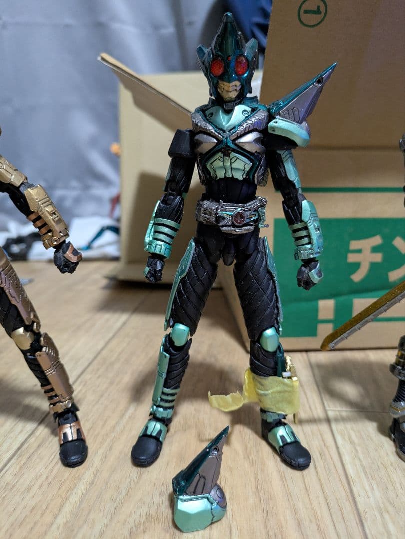 SIC仮面ライダー555 フィギュア 6体セット ウルフオルフェノク付き