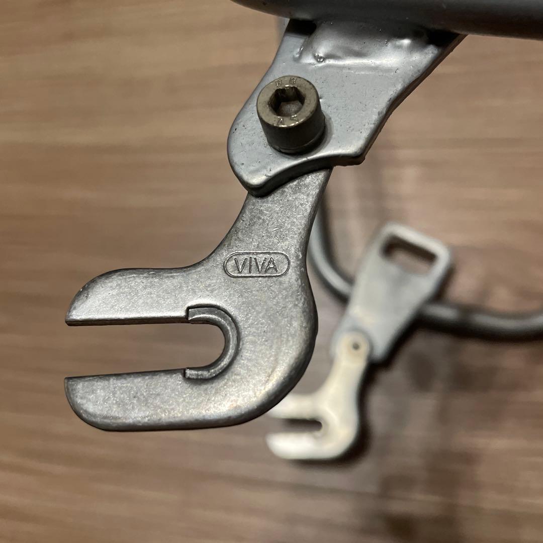 自転車リアキャリア　クイックリリース金具付き