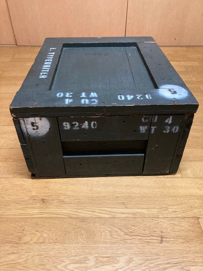 米軍　タイプライター　木箱　コンテナ　ボックス