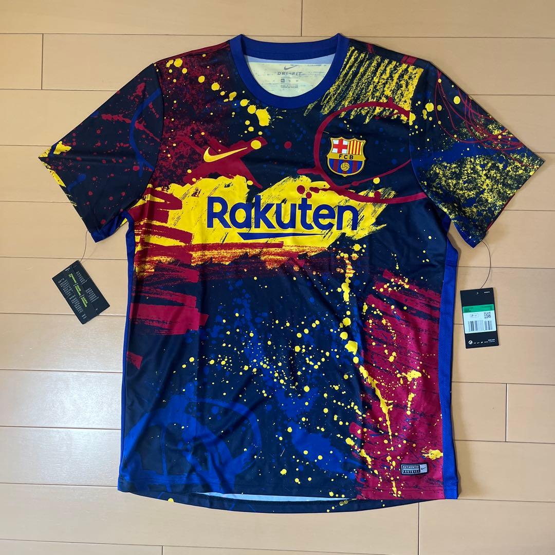 19/20シーズン　FCバルセロナ プレマッチトップ XL