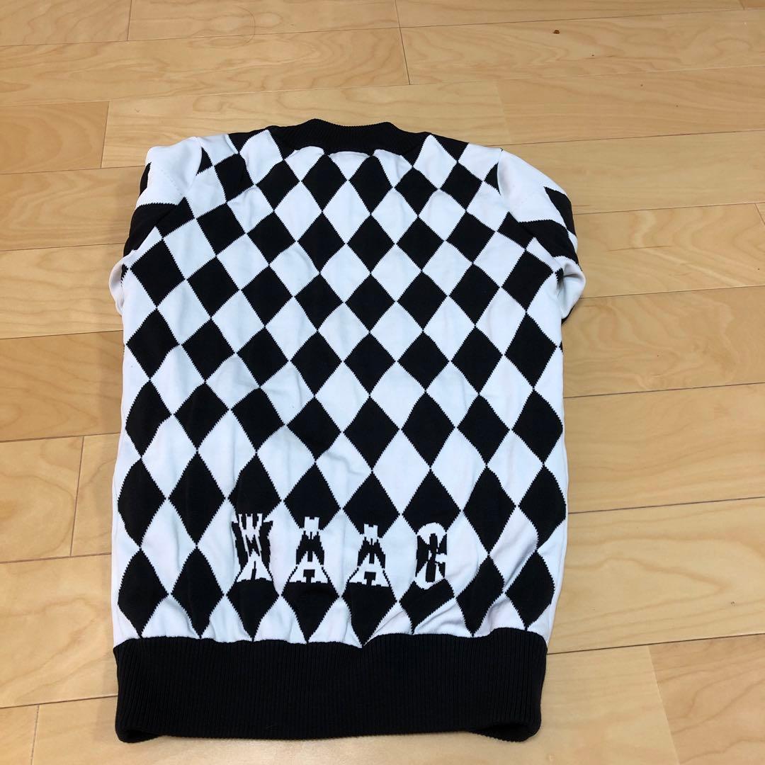 WAAC ダイヤモンドパターン セーター美品