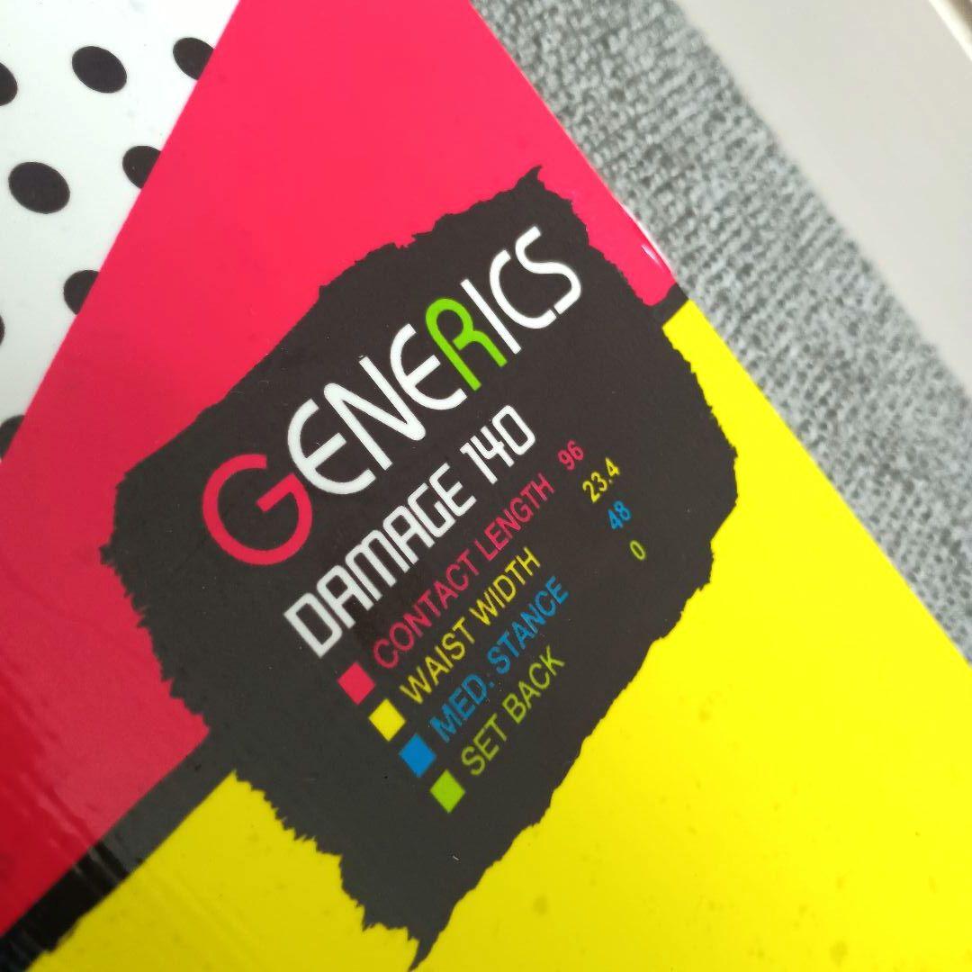 最終価格 スノーボードセット Generics 140cm IGNIO S/M