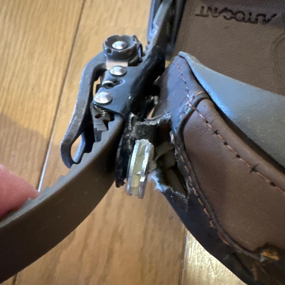 BURTON CARTEL スノーボードビンディング Ｓ　ブラウン　USED