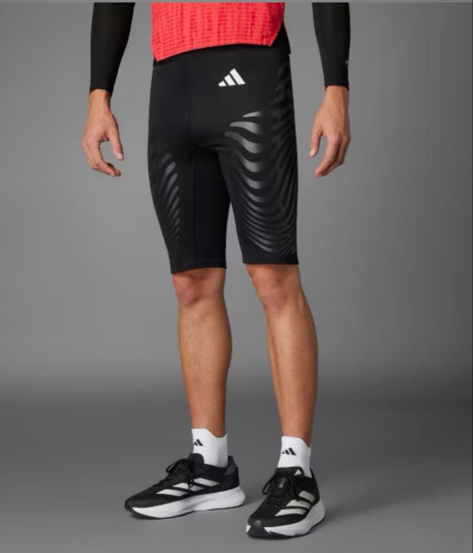 adidas ランニングタイツ ショーツ Mサイズ 新品未使用