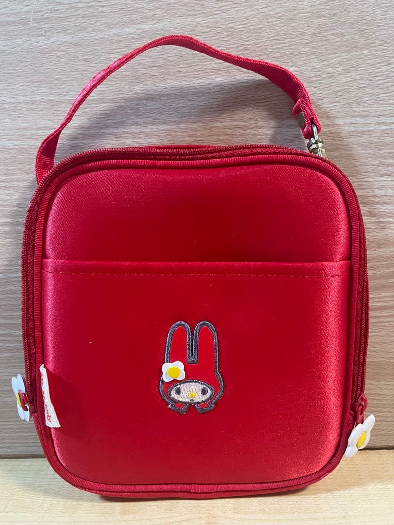 テ窓箱　MyMelodyマイメロディ刺繍ポーチリバーシブルバッグトートバッグ