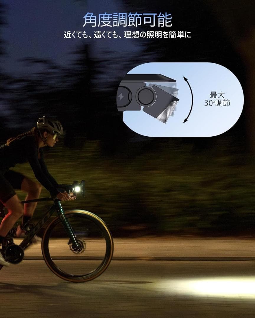 【未使用】RAVEMEN FR1000 ロードバイクライト 1000ルーメン