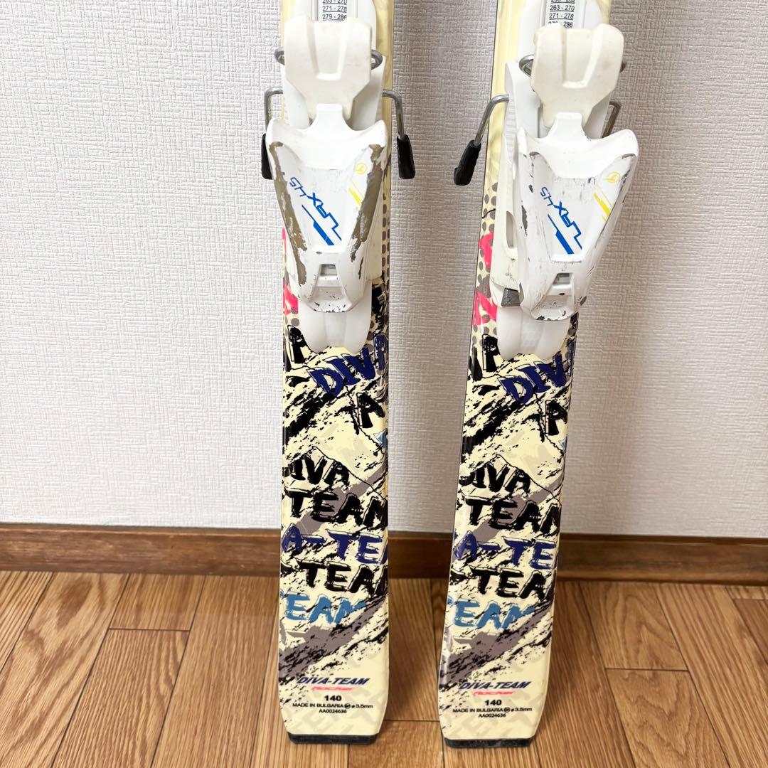 ■送料無料■ハート HEAD ■女性用スキーセット■板140靴23.5