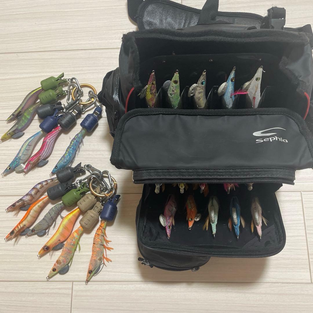エギ 、シマノエギングバッグセット　引退品