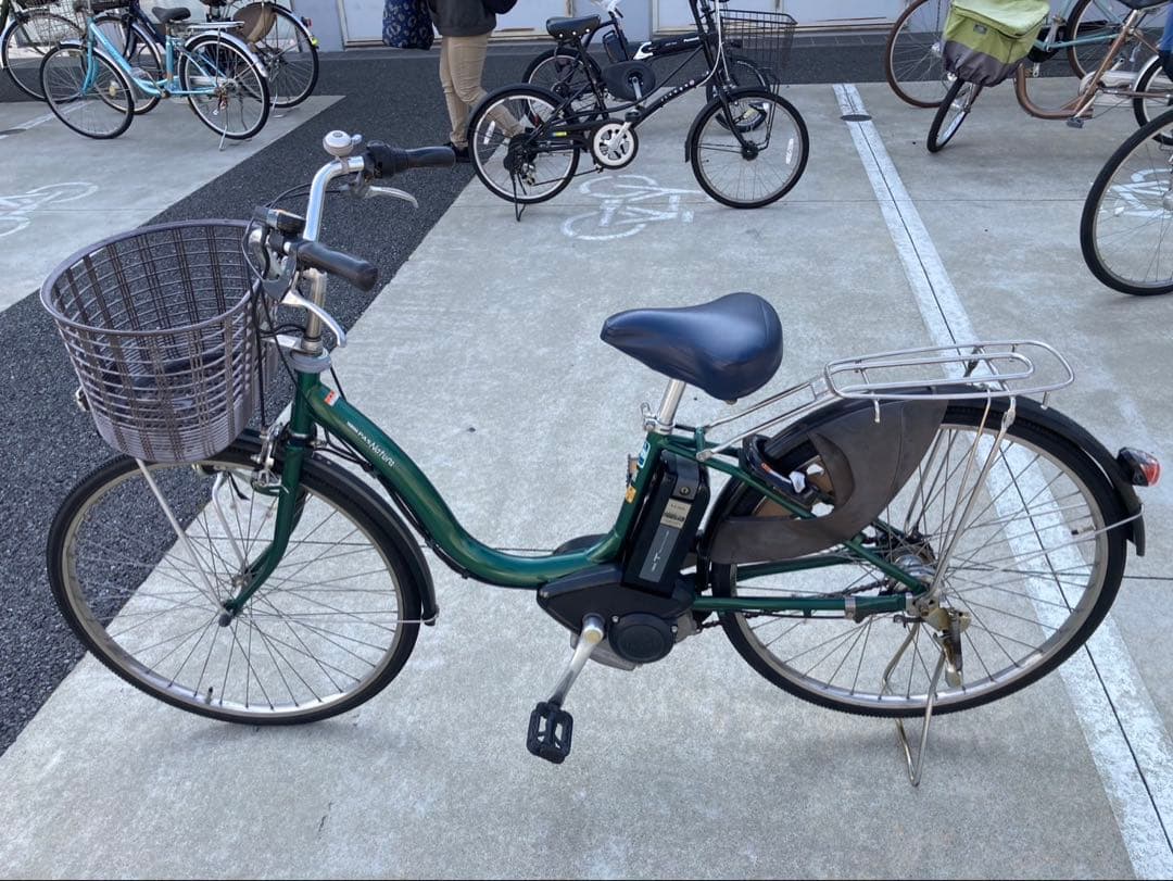 お値下げ可能です引き取り可能です。ヤマハ　ナチュラ　電動アシスト自転車 グリーン