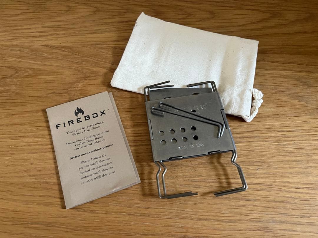 FIREBOX GEN2 ナノストーブ ステンレス