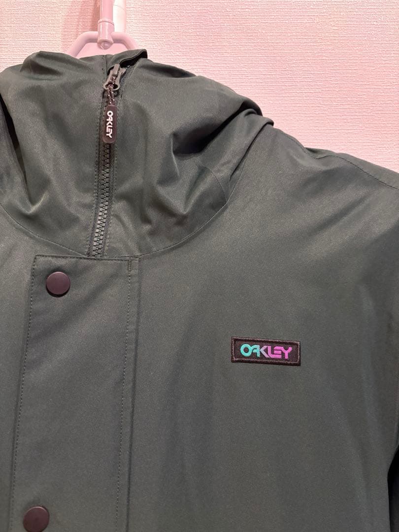 OAKLEY メンズスノボウェア Lダークグリーン
