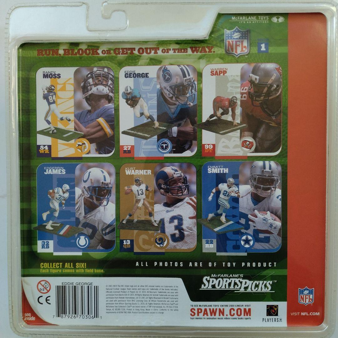(No Helmet/未開封品)マクファーレンNFL エディ・ジョージ