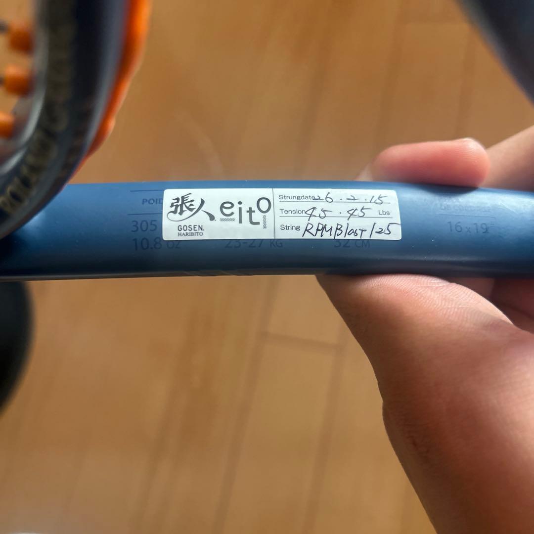 ウィルソン Blade v9 ローランギャロス 305g G2 98