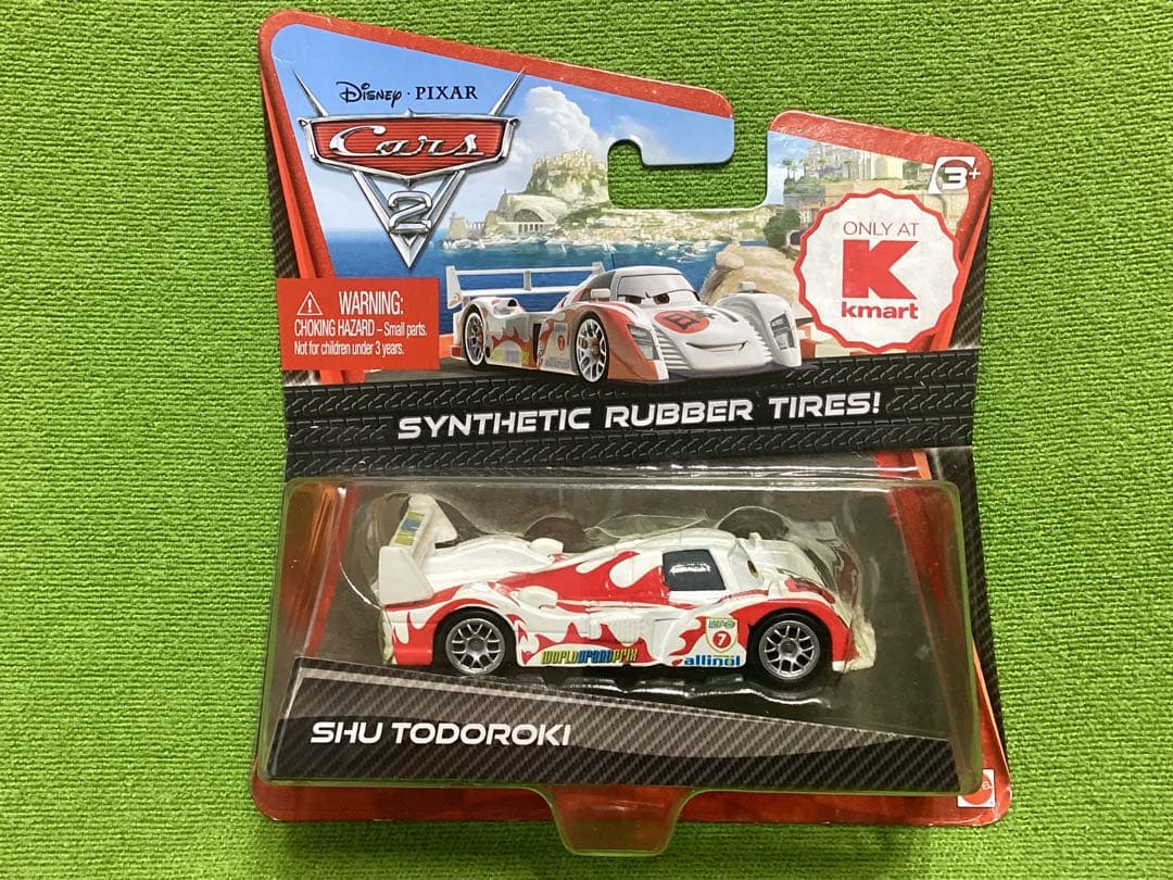 ディズニーカーズ マテル新品 SYNTHETICラバータイヤ装着 シュウトドロキ