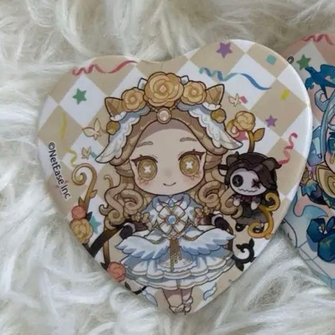 第5人格 缶バッチ 少女 スイパラ ハート缶