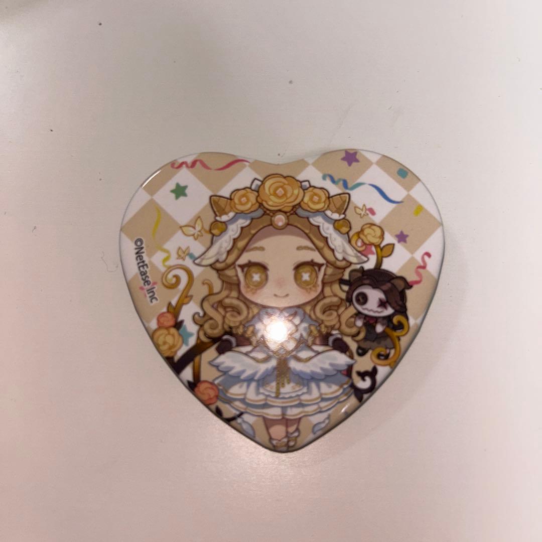 第5人格 缶バッチ 少女 スイパラ ハート缶