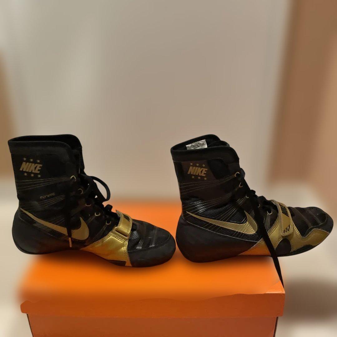ナイキ　ハイパーKO Nike hyper ko 金黒　【ほぼ新品】
