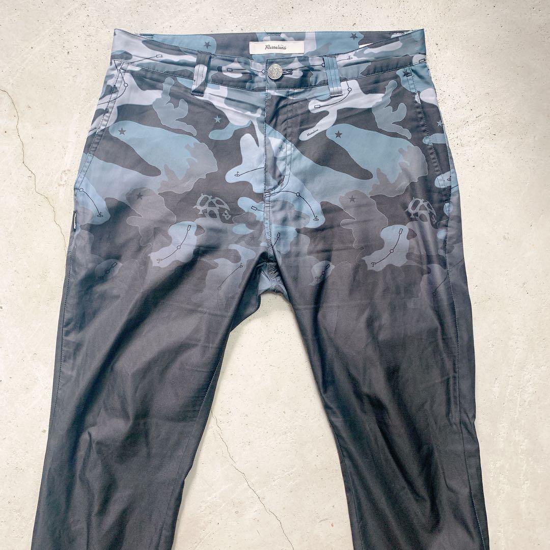 ラッセルノ パンツ size4 迷彩 カモ柄 ゴルフ RS-2020751